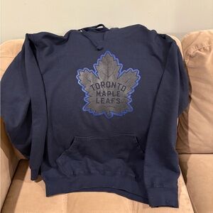 Toronto Maple Leafs Navy Blue hoodie- NHL Medium